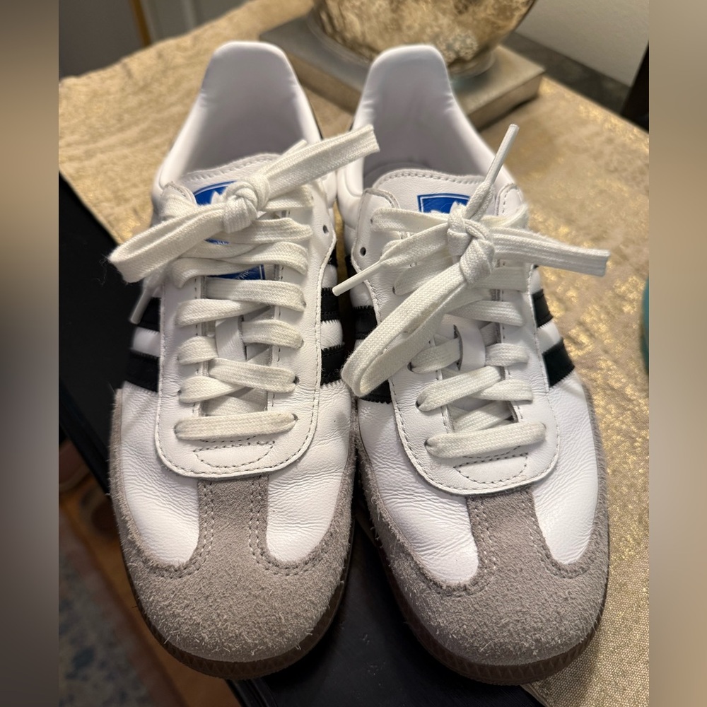 adidas White and Gray Sneakers